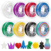 Magic Jimmy PLA Filament for 3D Printer, 1.75mm(±0.03mm) Multicolor PLA Bundle, Tangle-Free Vacuum-Sealed, Compatible with Magic Jimmy Spark AI & Most FDM 3D Printers 8-Pack - Magic Jimmy