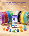Magic Jimmy PLA Filament for 3D Printer, 1.75mm(±0.03mm) Multicolor PLA Bundle, Tangle-Free Vacuum-Sealed, Compatible with Magic Jimmy Spark AI & Most FDM 3D Printers 8-Pack - Magic Jimmy